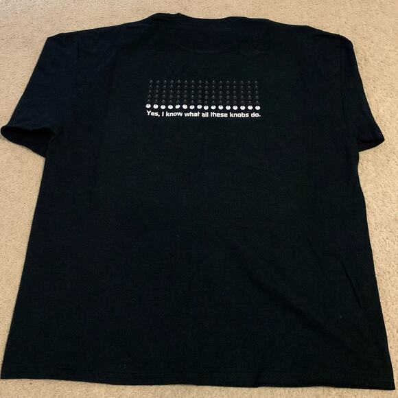 Gildan XL Black Sound Audio Engineer T-shirt L/S XL - Picture 3 of 4